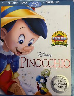 Disney’s PINOCCHIO Signature Edition (Blu-Ray + DVD + Digital-2017) NEW!