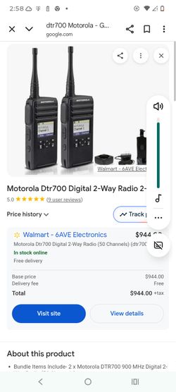 Motorola Walkie Talkies 