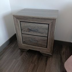 Bedside Table And Matching Bureau For Sale