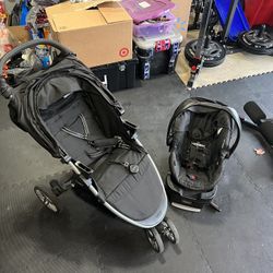 Britax Stroller, Car Seat, and Base 