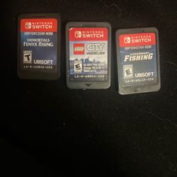 3 nintendo games 