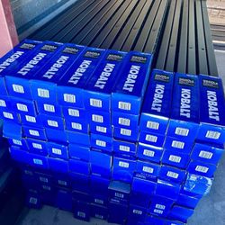 Wholesale bundle deal of 96 end-frames for  Kobalt 4 -Tier Heavy Duty shelves.