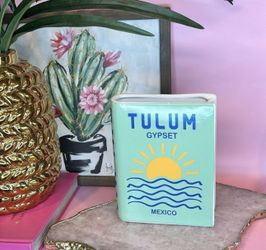 Ceramic Travel Book Flower Vase