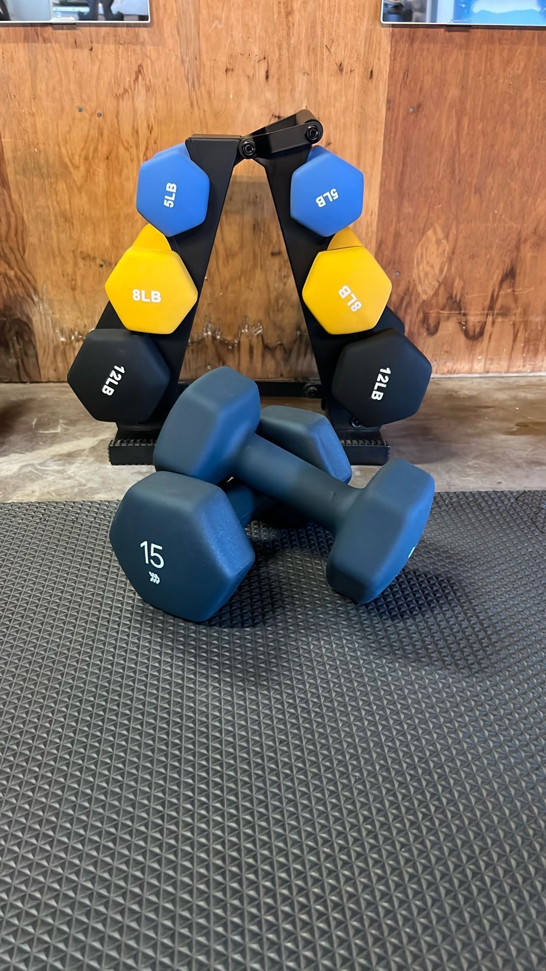Neoprene Dumbbell Weight Set 80 lbs Total