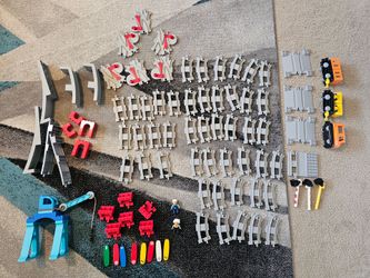 LEGO DUPLO Train Track & Train Lot – Huge Collection – 3 Trains, 70+ Tracks & Accessories