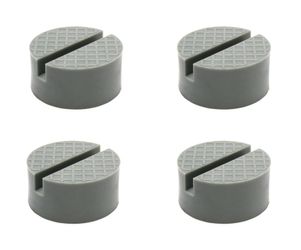 4 Pack Polyurethane Universal Medium Size Slotted Jack Pad Frame Rail Protector