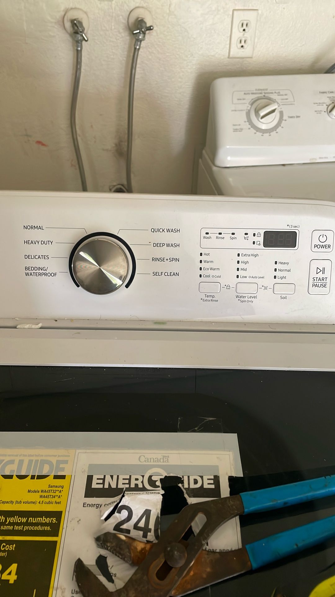 Washer and dryer/Refrigerator 