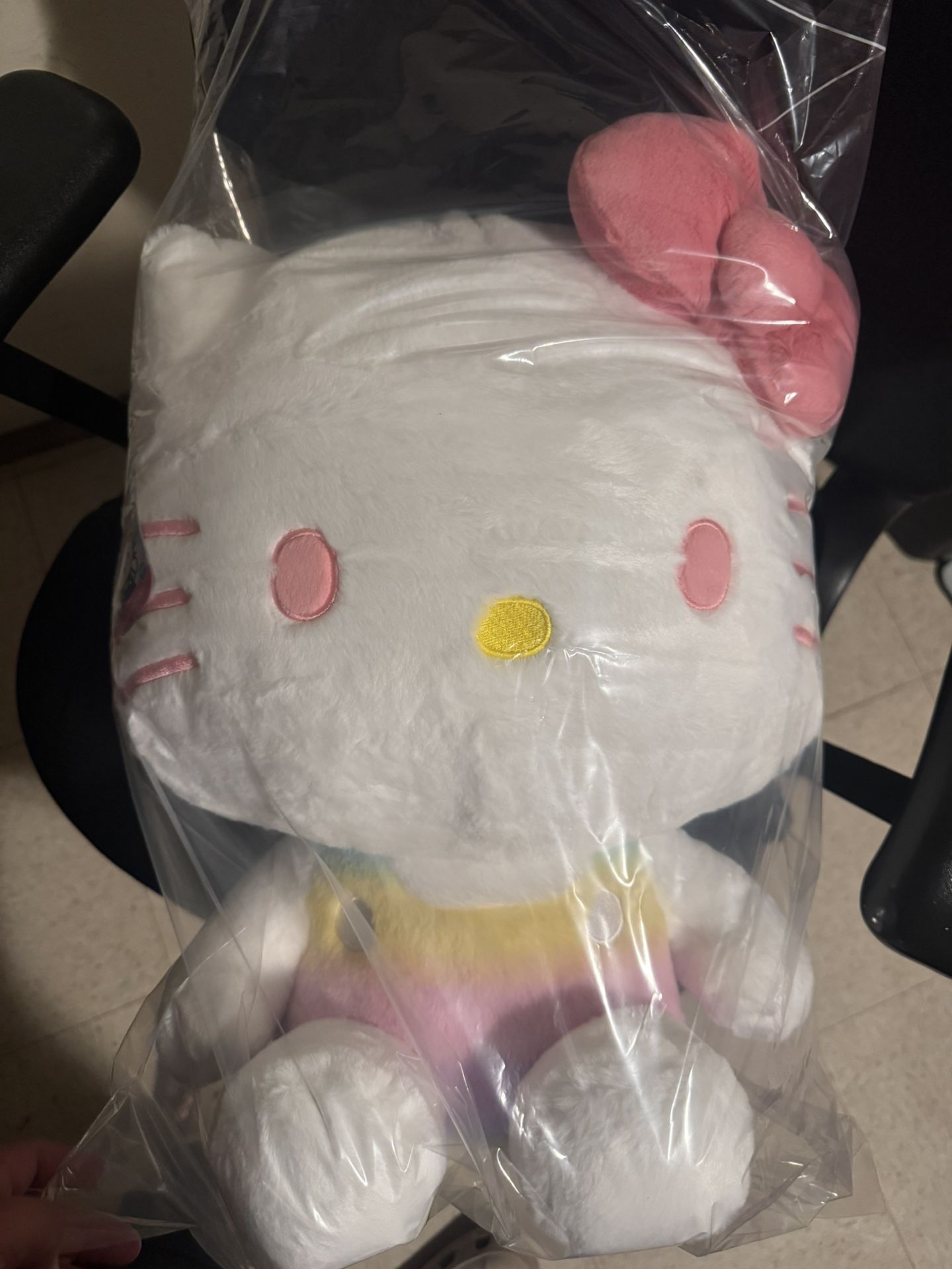 Hello Kitty 24-inch Soft Rainbow Plush