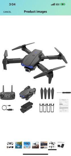 Drone with 1080P Dual HD Camera - 2023 Upgradded RC Quadcopter for Adults and Kids, WiFi FPV RC Drone for Beginners Live Video HD Wide Angle RC Aircra