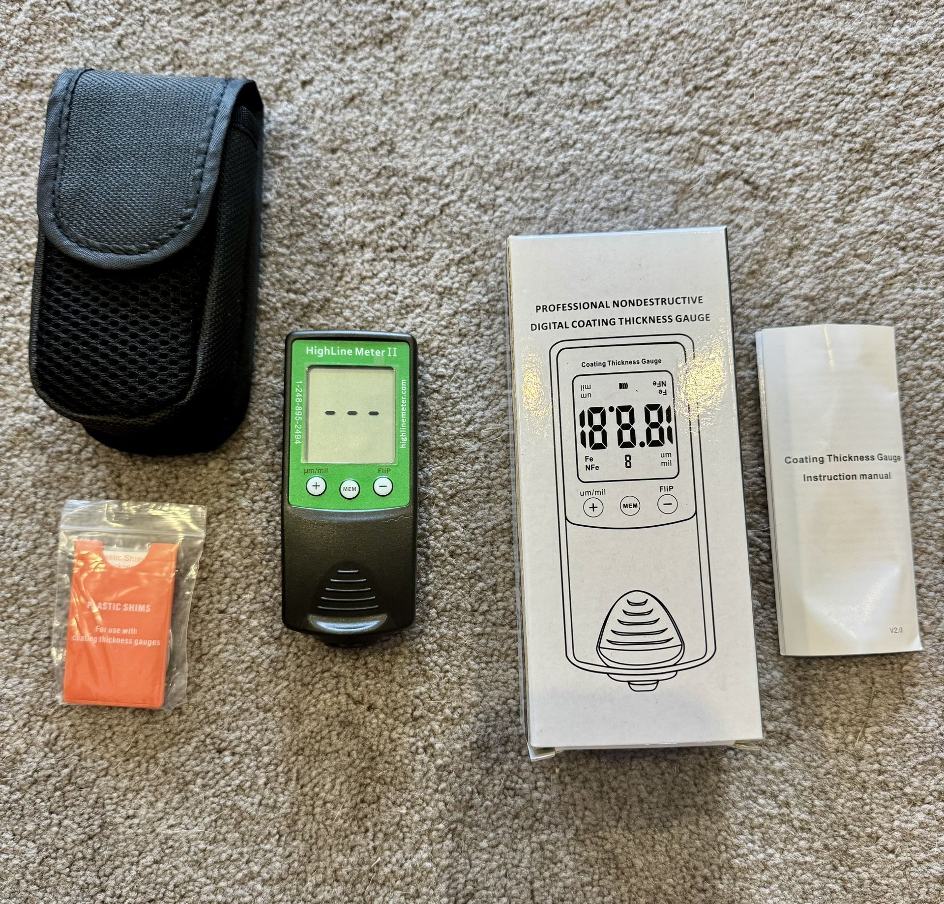 HighLine Meter Paint Thickness Gauge