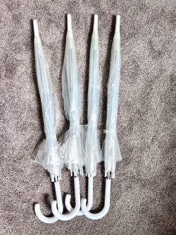 Clear umbreallas