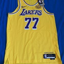 Lakers Luka Doncic Icon Authentic Jersey Large