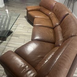 Leather Couch 