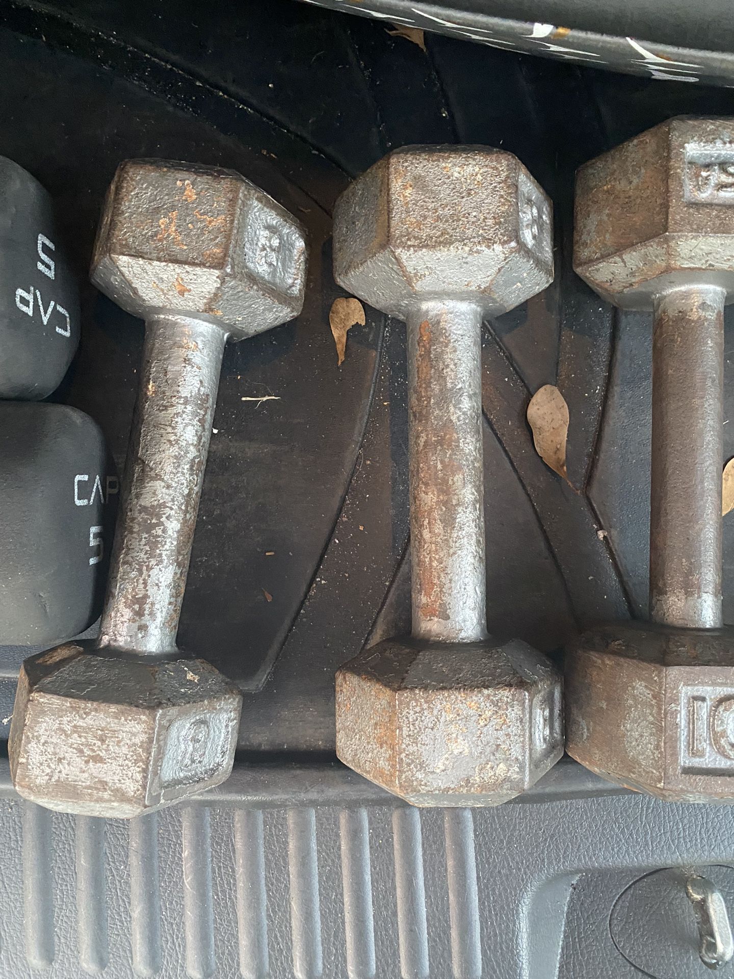 Steel dumbbells