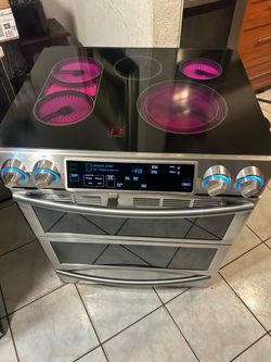 Samsung electric stove range