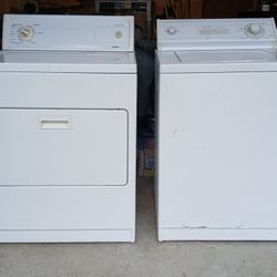 Extra Capacity Washer and Dryer 
