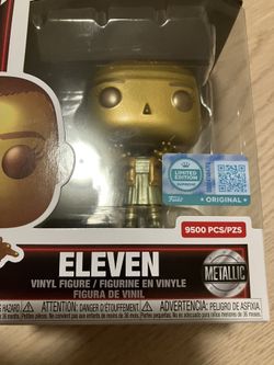 Gold Eleven Stranger Things Funko Pop