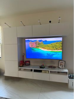 Ikea Furniture + 65” Samsung LCD