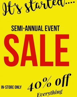 40% off entire snuffys - brand name clothes shoes purses etc