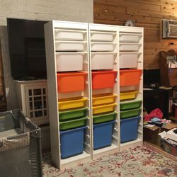 Ikea Trofast Organizers With Bins