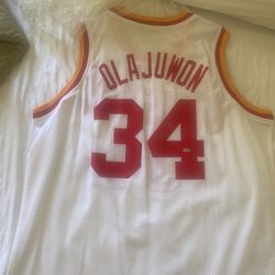 Autographed Olajuwon Jersey
