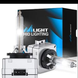 Lot # LJ0360: Nilight D3S HID Bulb 6000K Diamond White D3S HID Headlight Bulbs High Low Beam Xenon Replacement Bulbs for Sedan SUV Pickup 2Pack