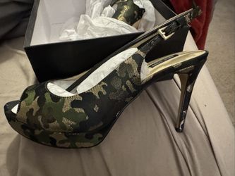 New Nine West Camouflage Elle2 Size 11