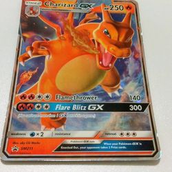 Giant Charizard GX Pokemon Card