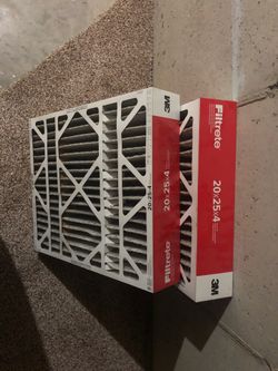 Two Brand new filters 3m 20x25x4