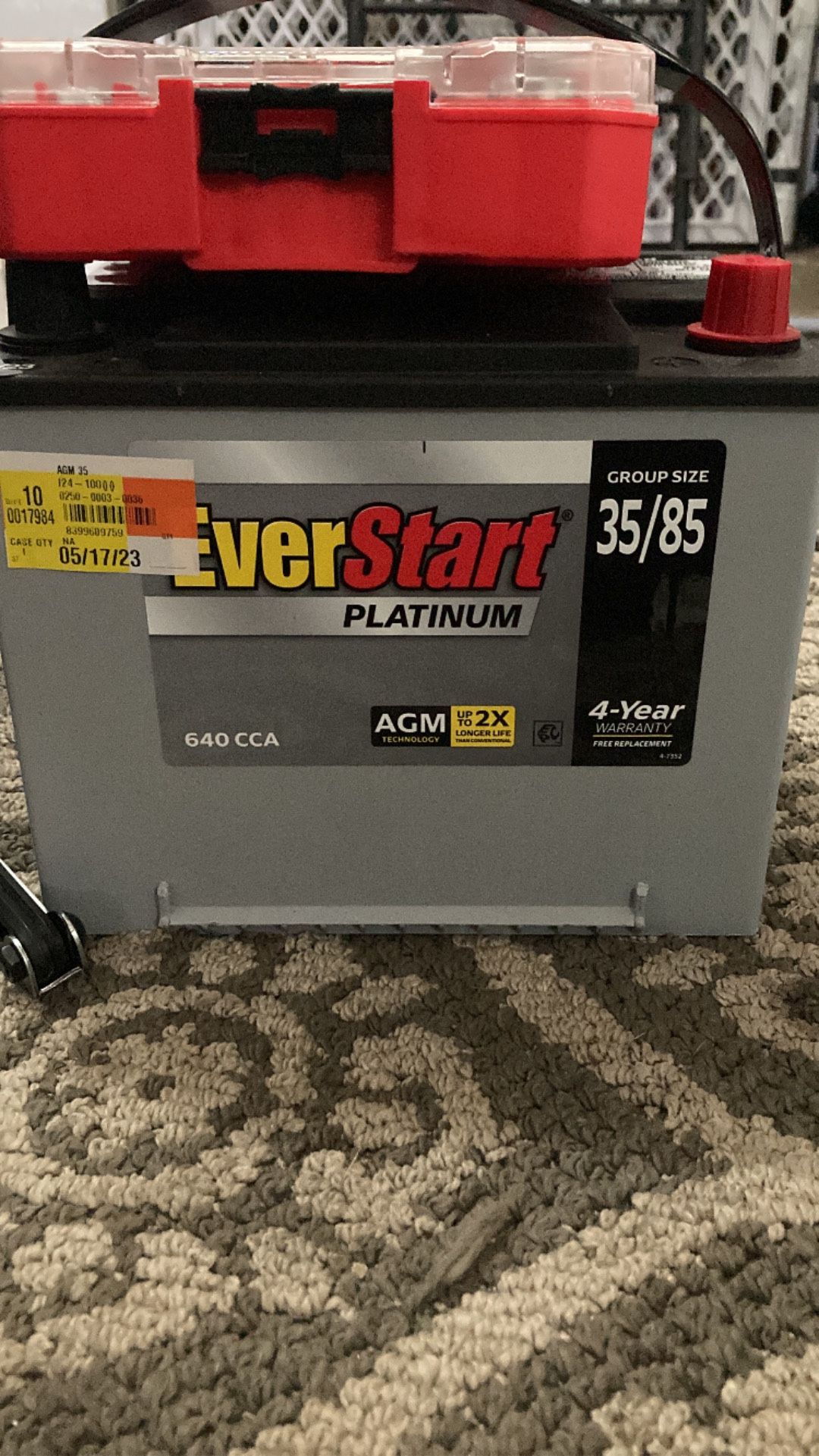 New Everstart Platinum Battery