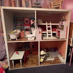 My Life Size Doll House With 4 Rooms Completely Decorated !