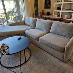 West Elm Trapez 2 Piece Sectional Sofa With Chaise 