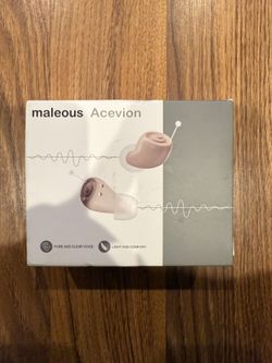 Acevion by Maleous Rechargeable Hearing Aids Noise Cancellation, 2 Preset Modes