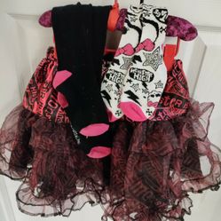 Costume Monster High Skirt & Socks