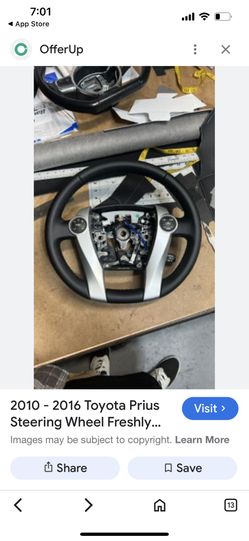 2010 Toyota Prius Steering Wheel 