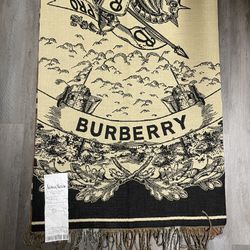Burberry Knight Cashmere Scarf 
