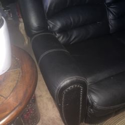 Sofá L Shaped Black