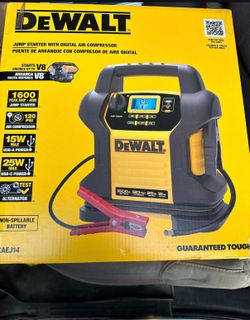 Dewalt jumper and air compressor