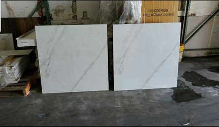 🎯🌀32x32 Polished Rectified Porcelain ⛳⚡ Porcelain Tile Rectified Polished Elegance High Gloss Looks Like Marble Statuario 32x32 