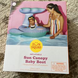 Inflatable Sun Canopy Baby Boat
