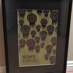 USED BLONDE REDHEAD Poster (Music, Vinyl Records)