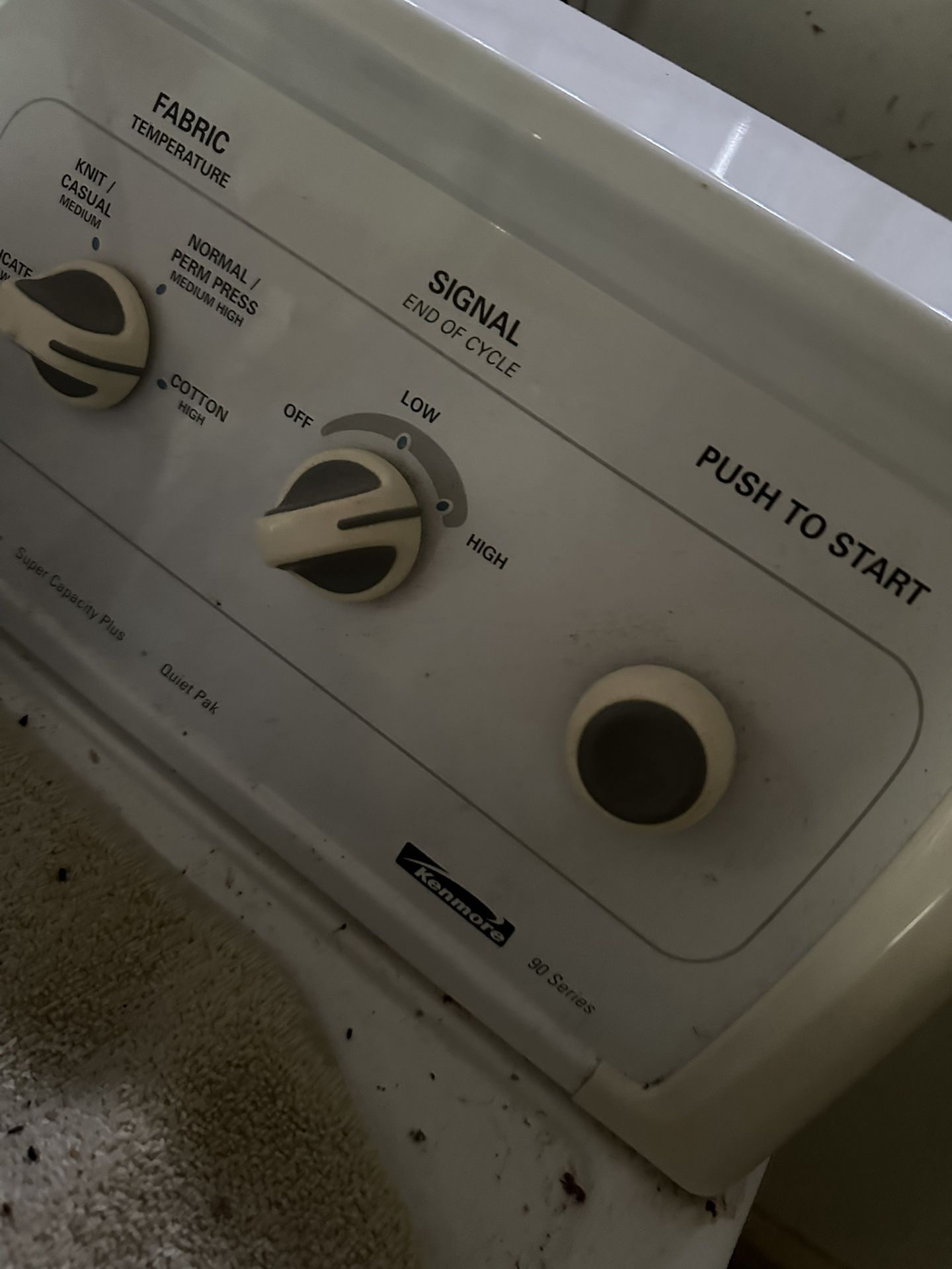 Kenmore Front Load Electric Dryer Works Great