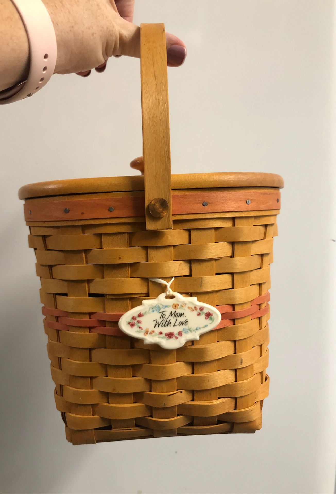 Longaberger to mom with love basket 2001