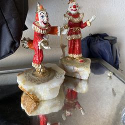 80s Clown Art Sculpture 