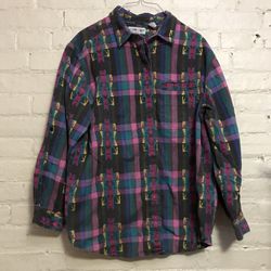 Vintage 90s Cabin Creek 2X Multicolored Button down shirt