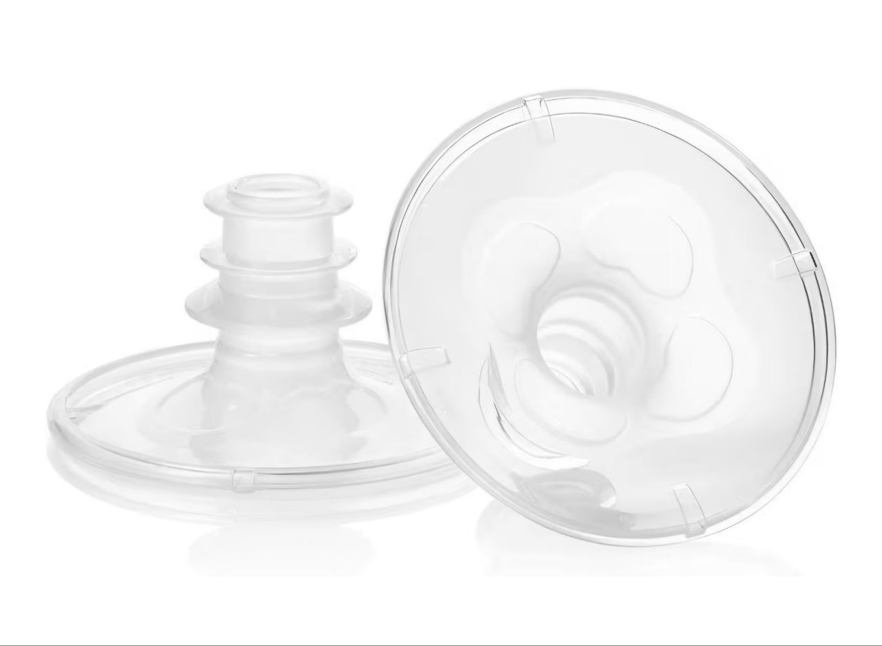 Evenflo Feeding 2 Piece AdvancedFit Flange System with Access to Instructional Video, X-Small, 21.0mm (Pack of 2)