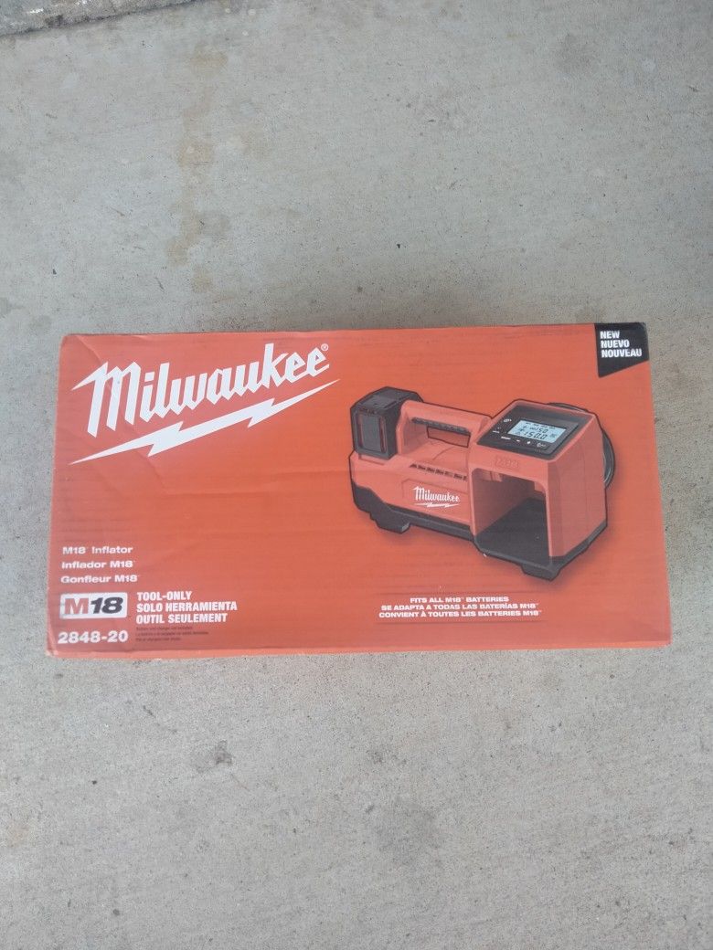 Milwaukee M18 Inflador Tool Only New