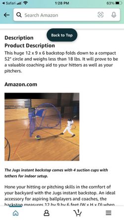 Jugs Instant Backstop