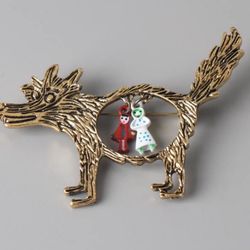 Little Red Riding Hood Brooch