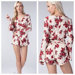 NEW floral romper